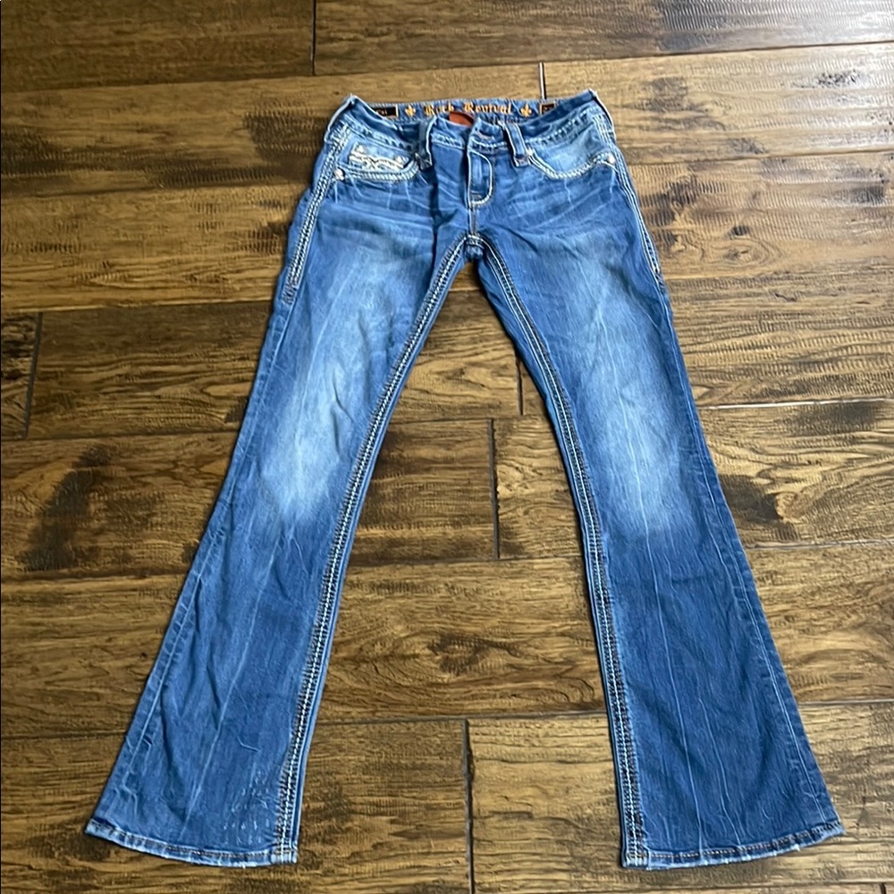 Women's Blue Flared Jeans